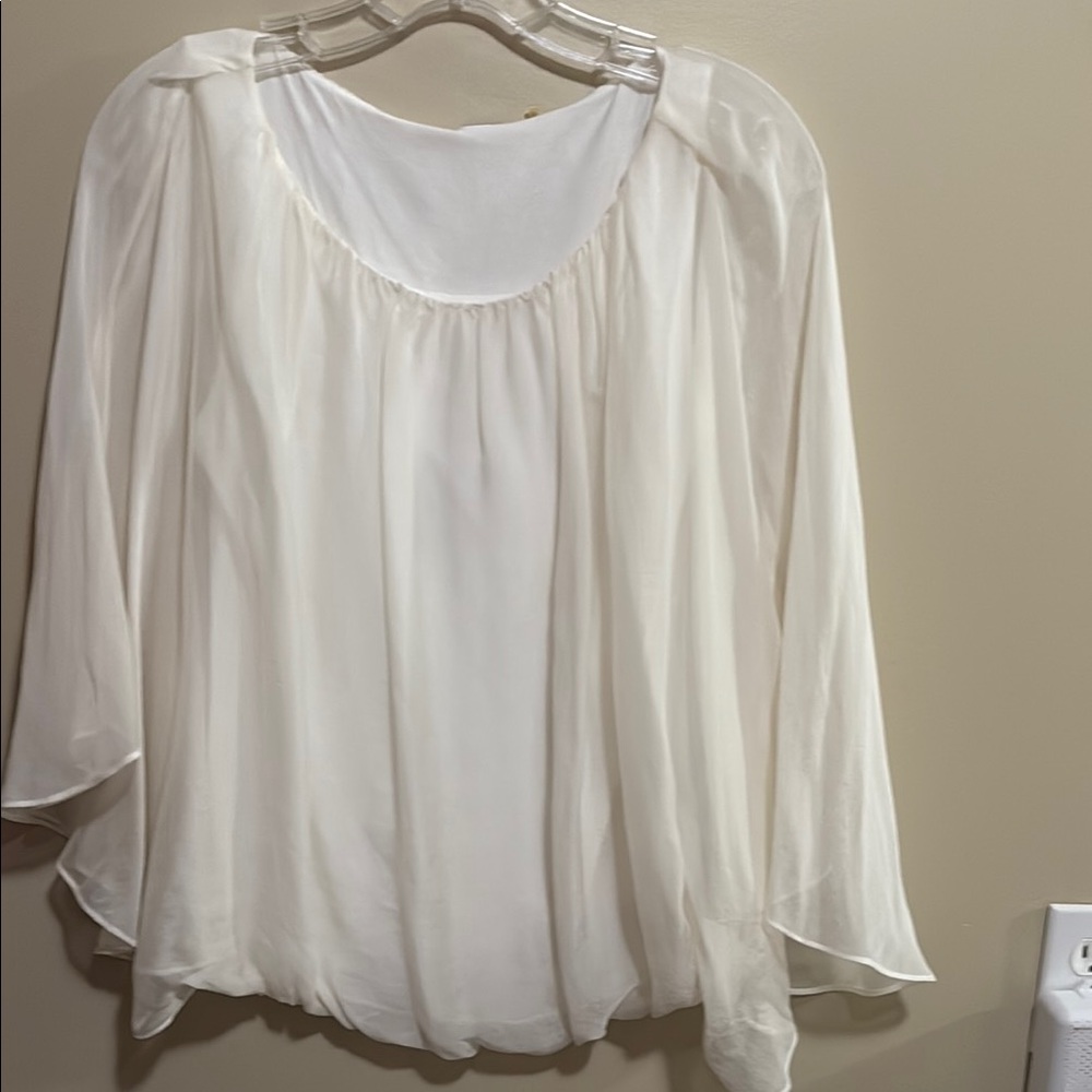 Elegant White Women's Top